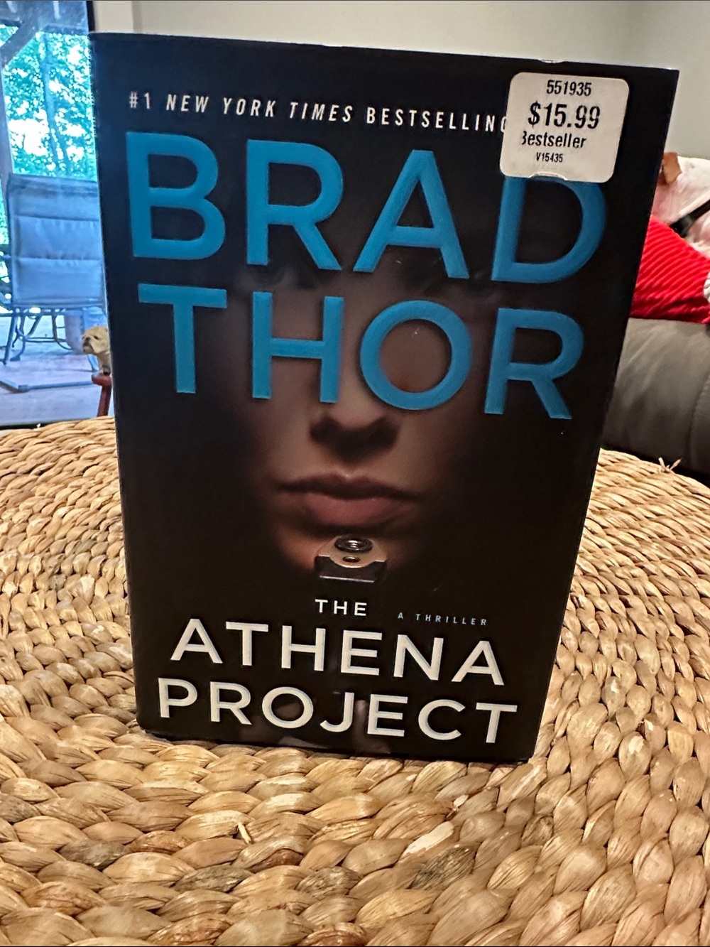 Brad Thor - The Athena Project (Black & Teal Cover)